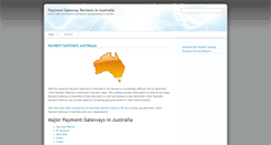 Desktop Screenshot of paymentgatewayaustralia.com
